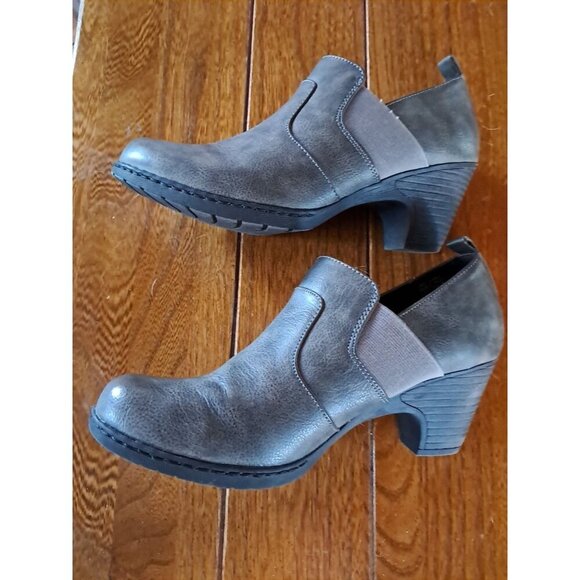 Ortholite Croft & Barrow Maid Slip On Comfortable Shoes Heels Gray Sz 9 Booties - Picture 1 of 4